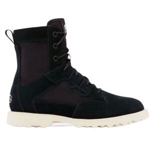 Sorel Caribou OTM Bootie Black Size 7.5 Lace Up Waterproof Suede